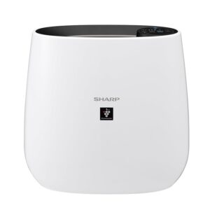 Refurbished Sharp Air Purifier with Plasmacluster Technology – HEPA & Carbon Filter | 99.97% Pollutant Removal | Covers 250 Sq. Ft | White
