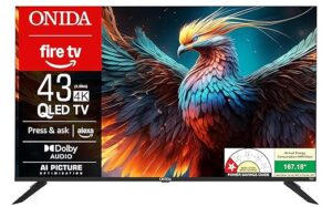Refurbished Onida 43 Inch QLED 4K Smart Fire TV (Q43UFD) – Ultra HD