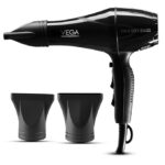 Refurbished Vega Professional Pro Dry 2400W Hair Dryer VPMHD-03 – Salon Professional | 4 Heat & 2 Speed Settings | Cool Shot | High Power Styling Dryer | Black