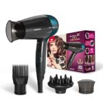 Refurbished Havells HD4161 Styling Hair Dryer 1200W – Hypersonic Motor | Diffuser, Comb & Nozzle | 3 Heat / 2 Speed | Cool Shot